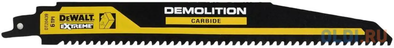 Полотно саб пилы карб зуб  п/дер 230мм dt20439-qz dewalt, фотография 1