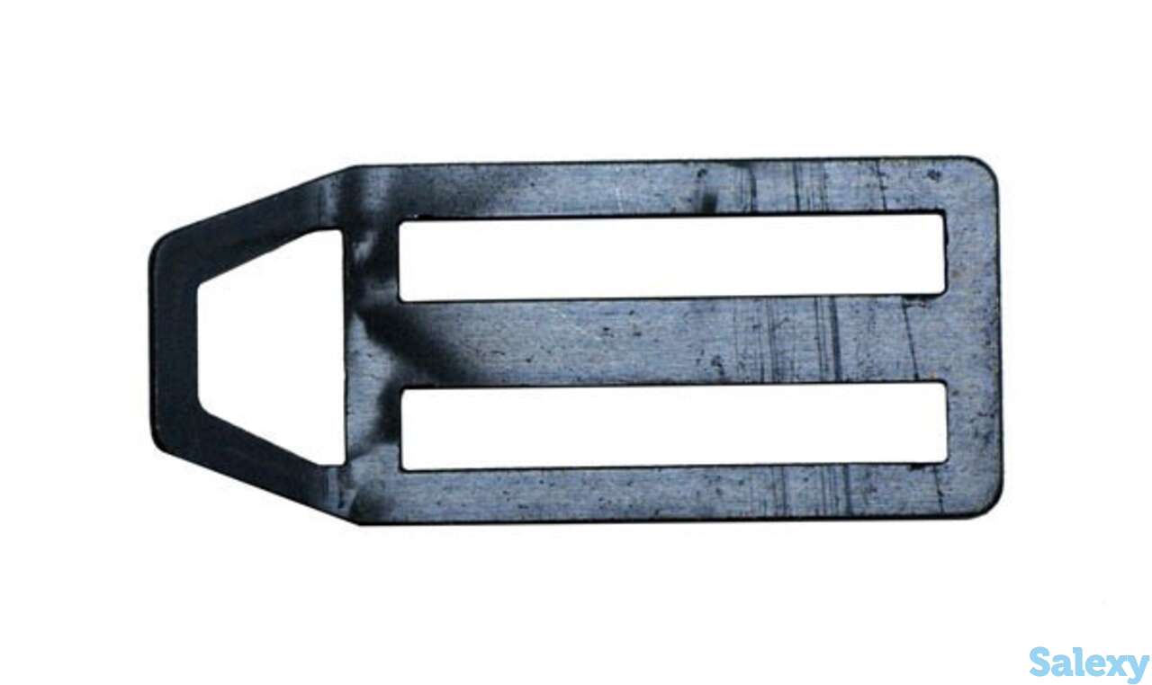 Пряжка двухщелевая с полукольцом, алюм, scorpena, фотография 1