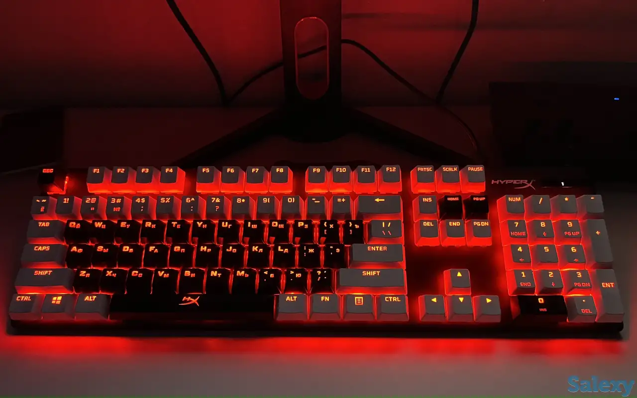 Клавиатура Hyperx Alloy Origins + White Keycaps, фотография 4