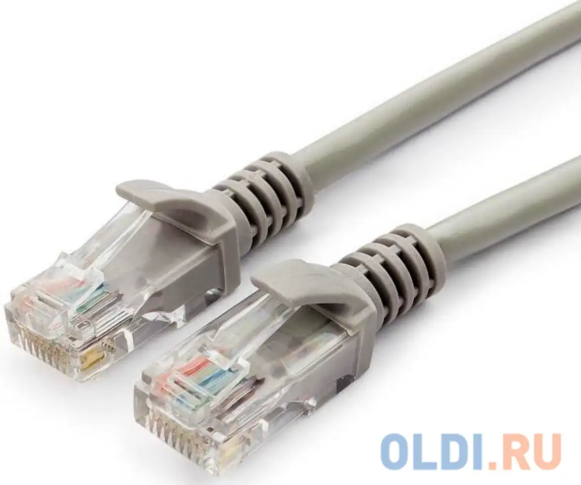 Cablexpert патч-корд медный utp pp10-15m кат.5, 15м, литой, многожильный (серый), фотография 1