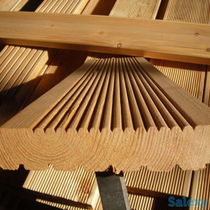 Террасная доска, палубная, лиственница, фотография 1