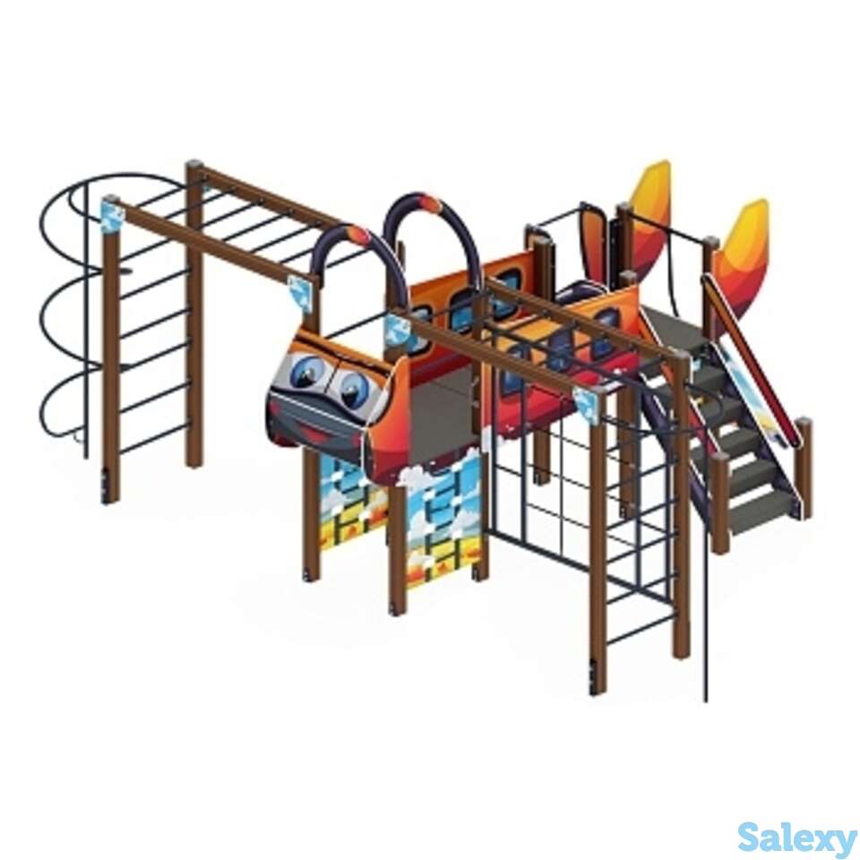 Аэроплан (мульт) - дик 2.03.4.02-01 - игровой комплекс н=1200, фотография 1