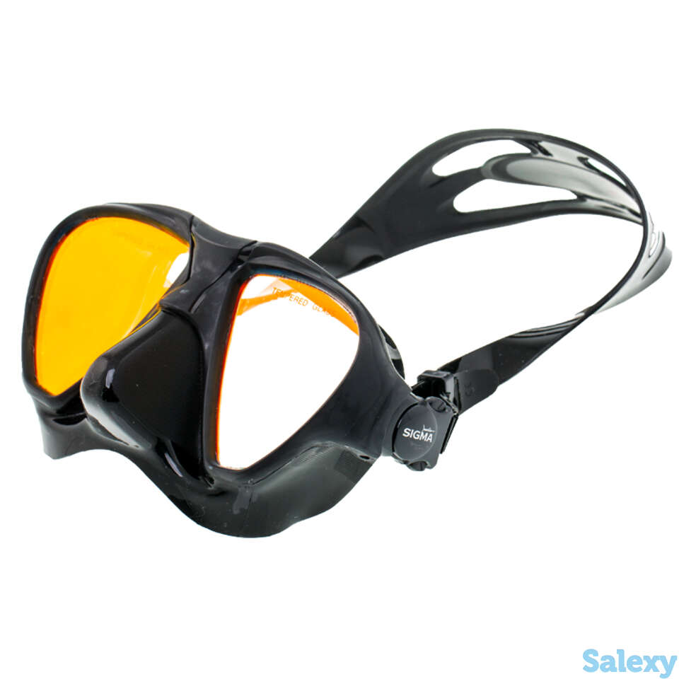 Маска marlin sigma black с просветленными стеклами, фотография 1