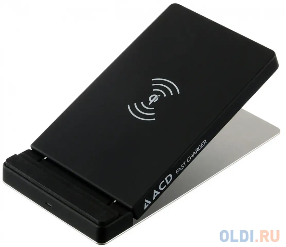 Беспроводное зарядное устройство acd acd-w102q-f1b 2а черный, фотография 1
