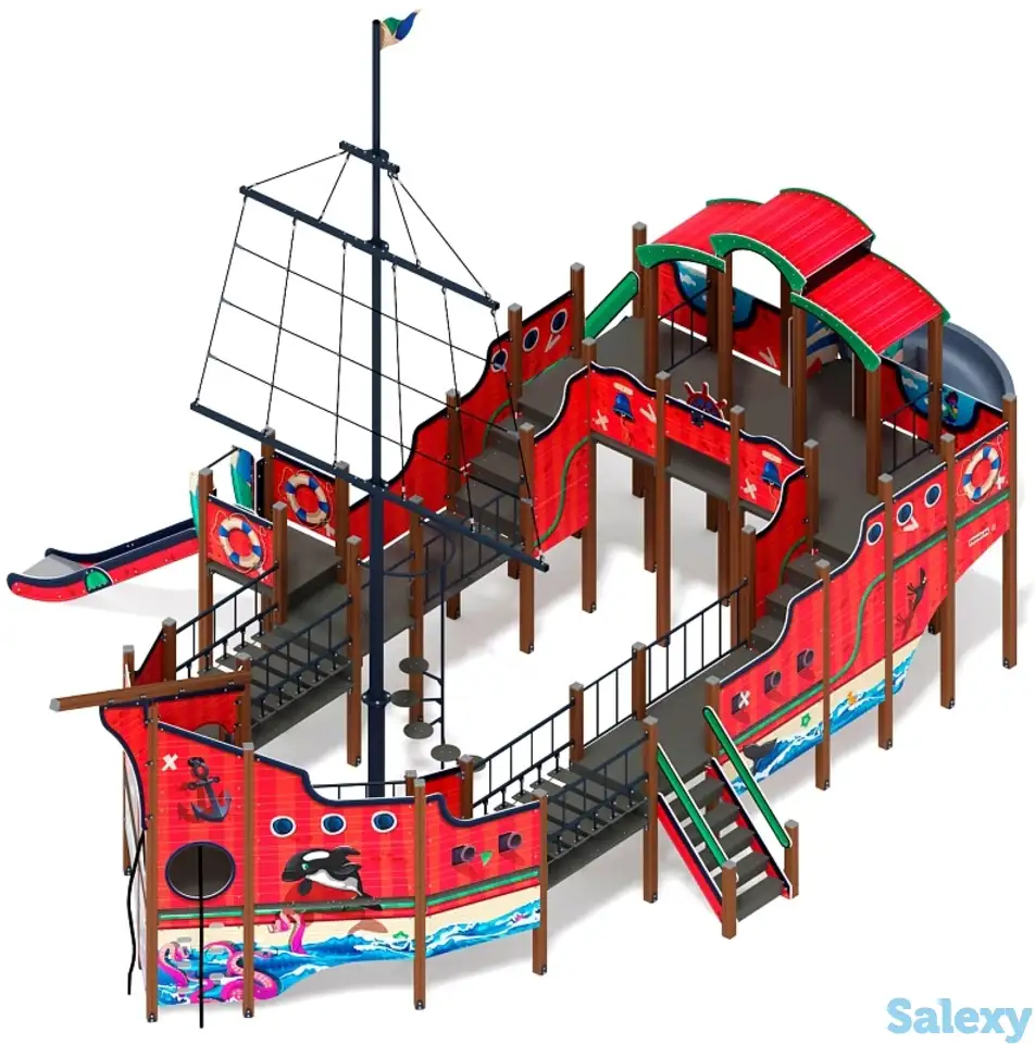 Фрегат (мульт) (винтовой скат) горка н 1500 горка н 2000 дик 2.03.3.04-10, фотография 1