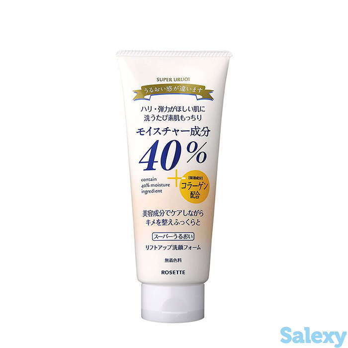Пенка для умывания rosette 40% super uruoi lift up cleansing foam, фотография 1