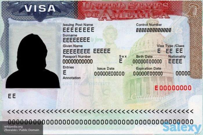 Виза в США для граждан РФ и СНГ, фотография 1