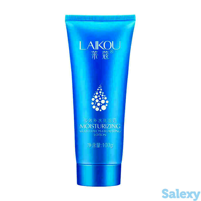 Пенка для умывания Laikou Moisturizing Multi Effects Hydrating Cleansing Foam, фотография 1
