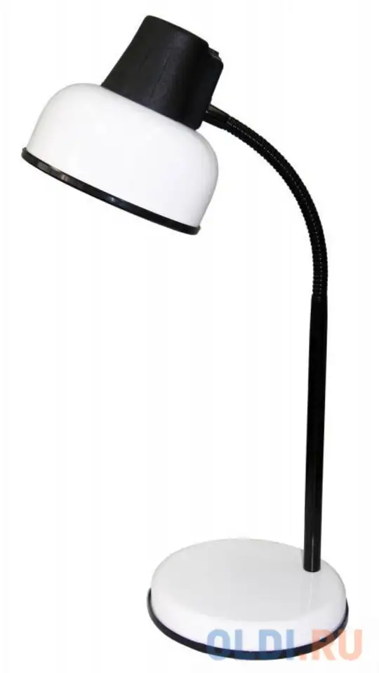 Светильник настольный трансвит бета-ш ннб37-60-162 (beta-sh/wh) на подставке e27 белый 60вт, фотография 1