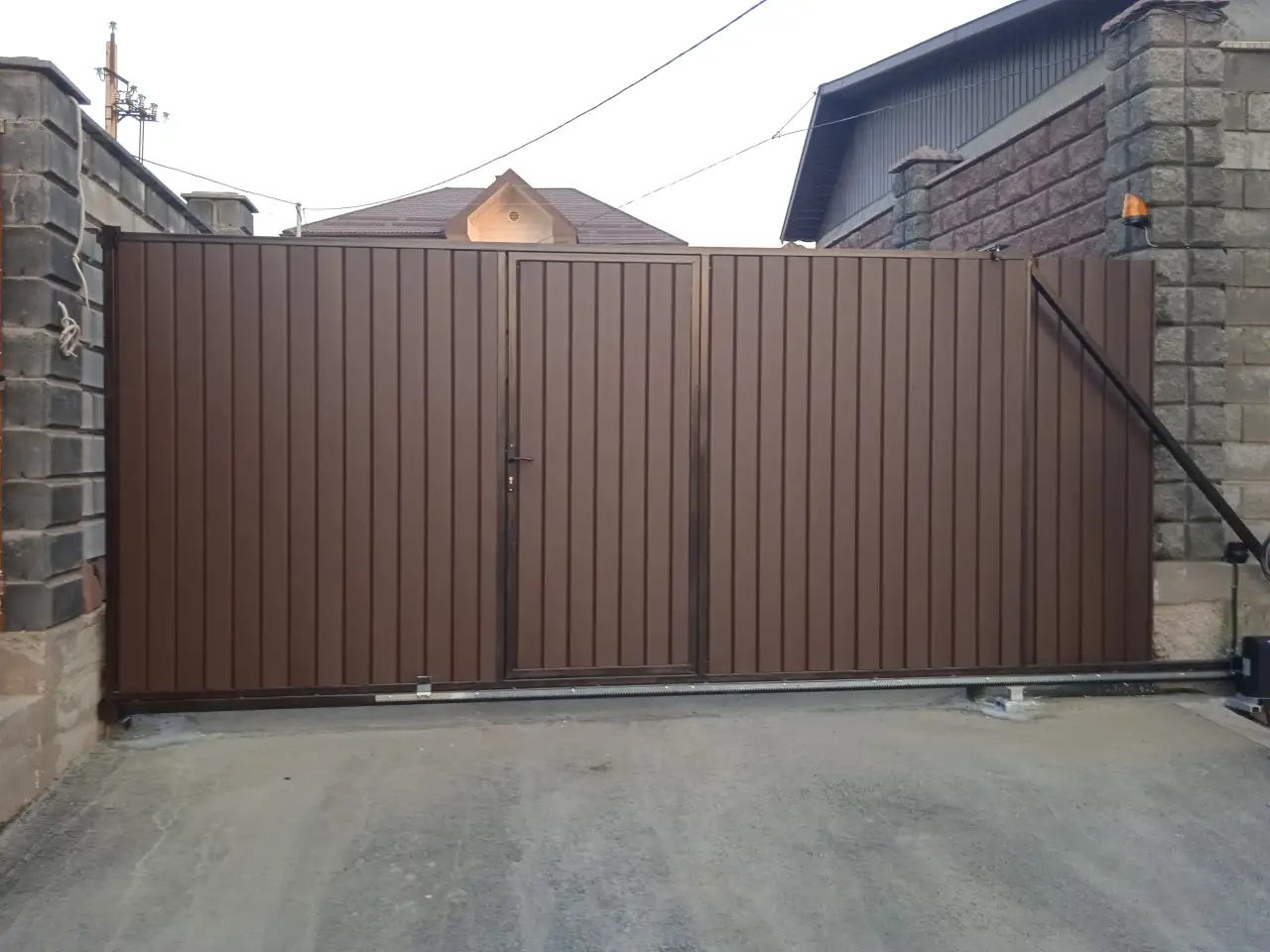 Откатные консольные ворота, автоматика, сварочные работы, любые металлоконструкции, фотография 14