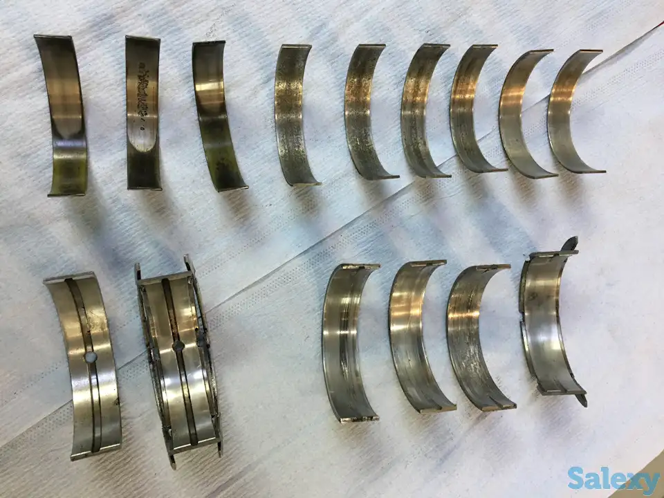 Вкладышь коренной, шатунный, упорный на любые Экскаватор Бульдозер. SHANTUI CASE  JCB HITACHI, фотография 1