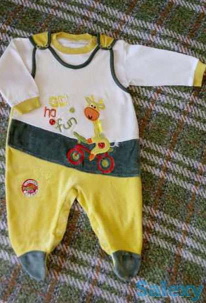 Комплект: комбинезон+кофта на 6-8 мес, фотография 1