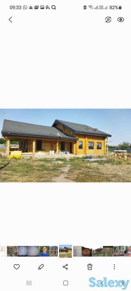 Рестоврация домов, бань из оцилиндрованного бревна, клееного бруса и срубов ручной рубки., фотография 1