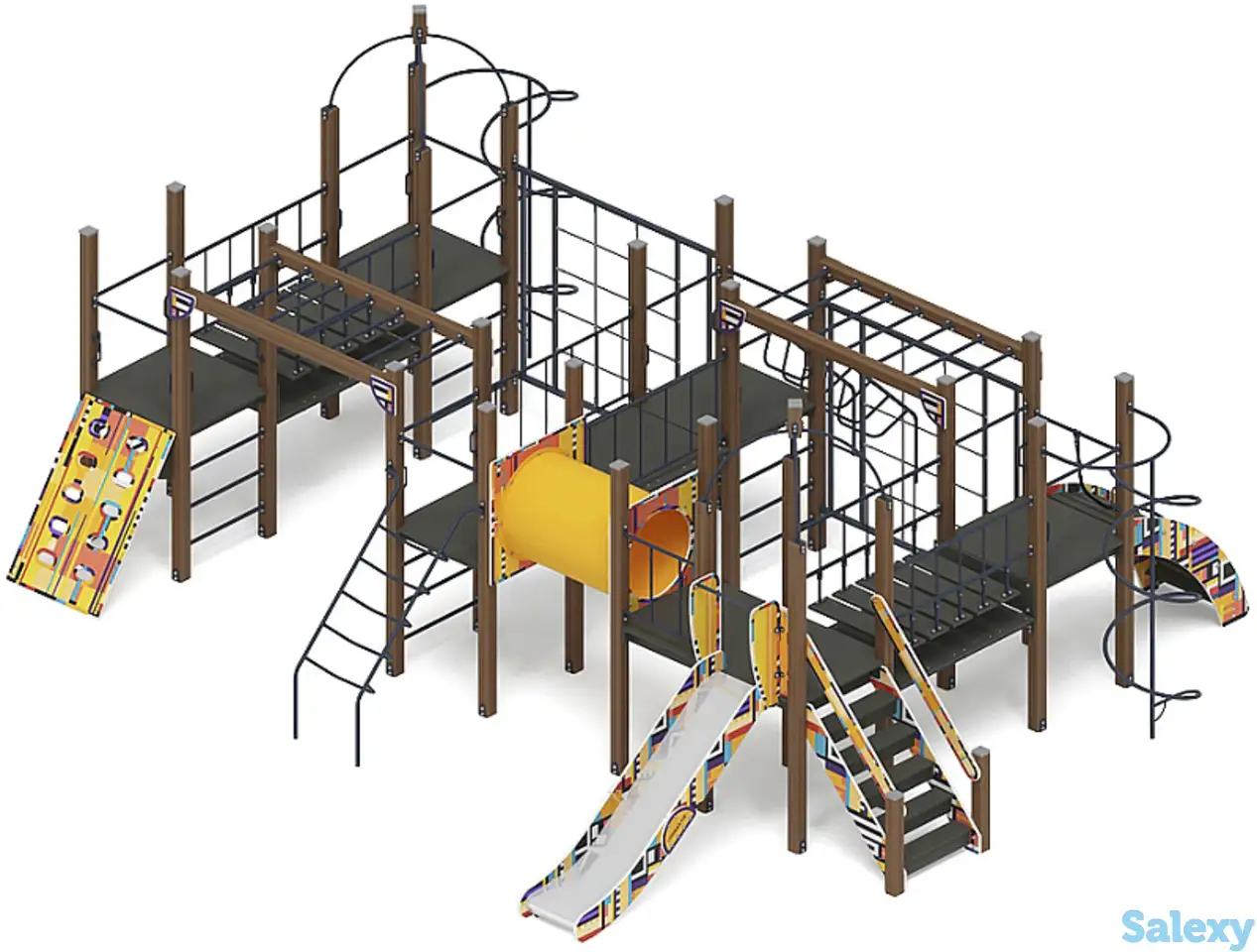 Спорт (ритм) - дик 2.06.01-01 - игровой комплекс h=1200, фотография 1