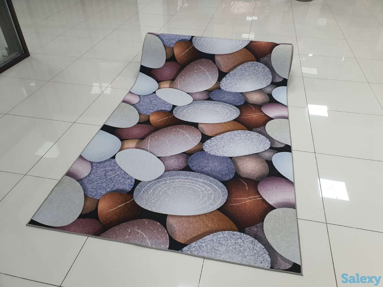 Тренд ковровая дорожка с яркими камнями коврик 140см, фотография 4