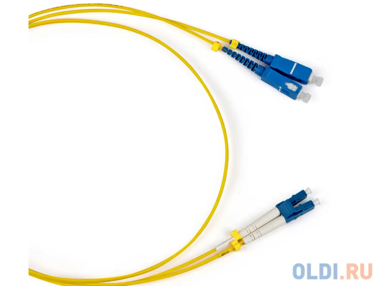 Патч-корд волоконно-оптический hyperline fc-9-lc-sc-upc-1m  (шнур) sm 9/125 (os2), lc/upc-sc/upc, du, фотография 1