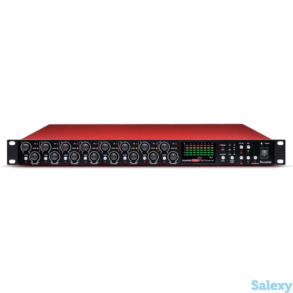Микрофонный предусилитель focusrite clarett octopre, фотография 1