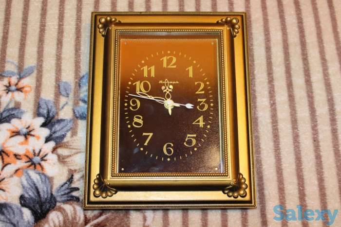 Настенные часы Янтарь механические на батарейках, фотография 3
