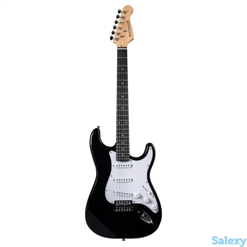 Электрогитара rockdale stars plus sss black, фотография 1