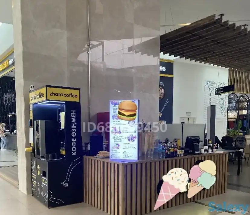 Продам действующий бизнес, островок + кофейня на фудкорте ТРЦ , фастфуд, фотография 2