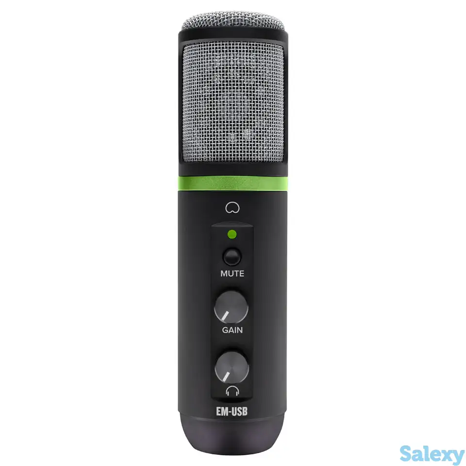 Cтудийный конденсаторный usb-микрофон mackie em-usb, фотография 1