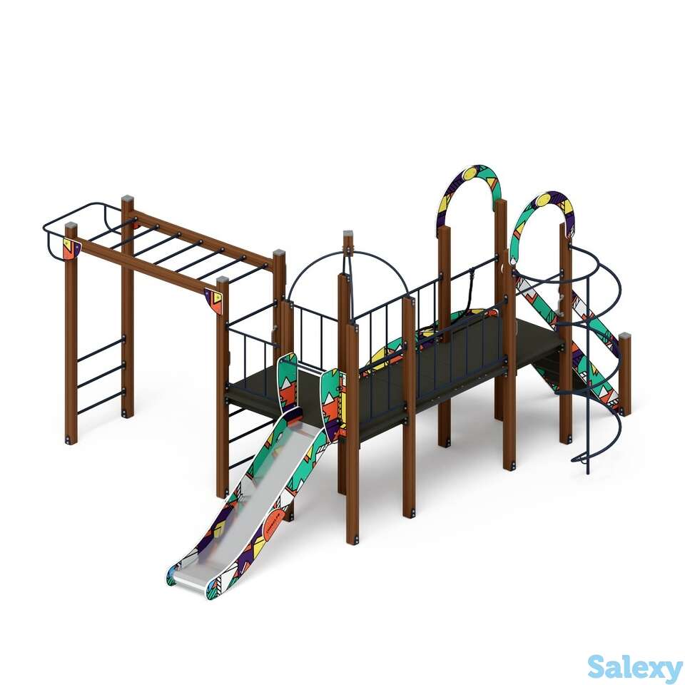 Детский игровой комплекс «навина (геометрия)» дик 2.09.05-02 h=1200, фотография 1