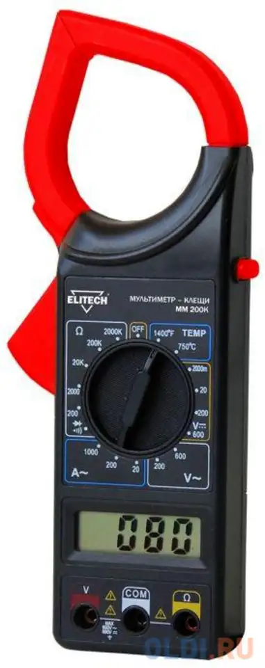Elitech мм 200к мультиметр, шт, фотография 1