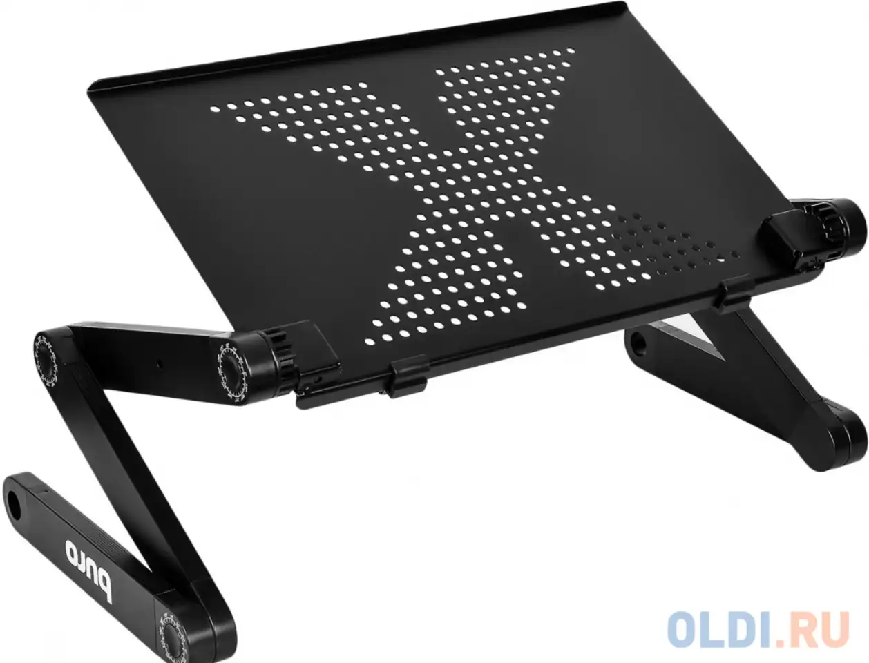 Стол для ноутбука buro bu-807 столешница металл черный 42x26см, фотография 1