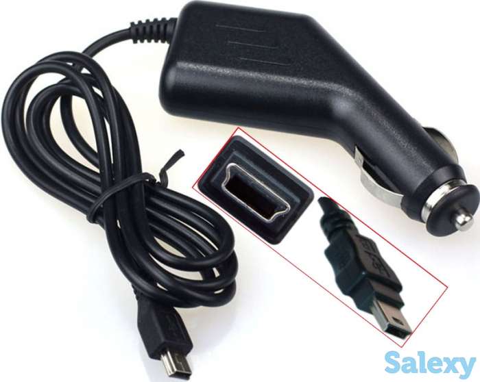 Автомобильная зарядка mini USB, фотография 1