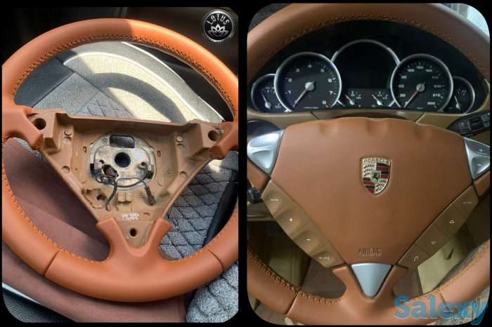 Перетяжка и реставрация рулей  Lotus, фотография 5