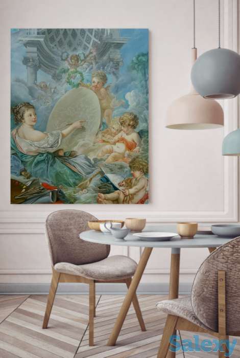 Роспись стен и потолков, барельеф на стене, картины, портрет, фотография 8