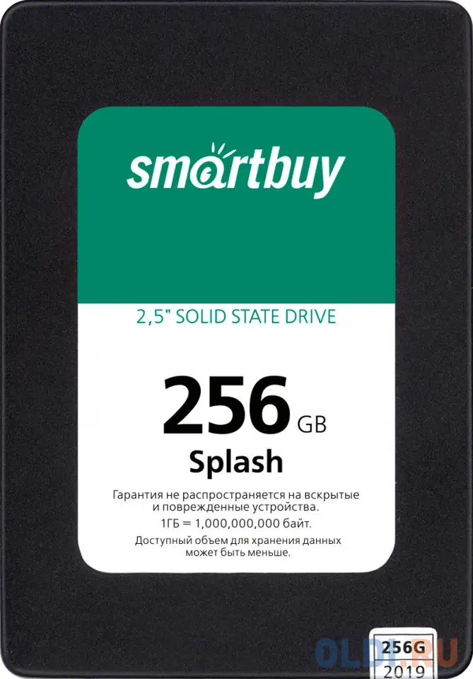 Ssd накопитель smart buy splash 256 gb sata-iii, фотография 1