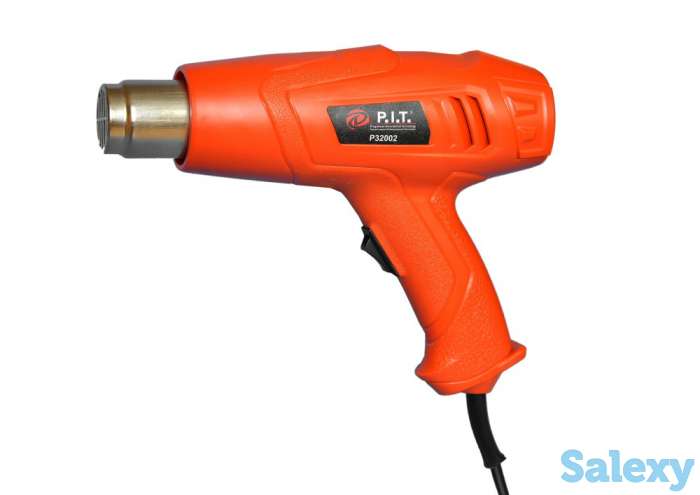 Термопистолет, фен строительный P.I.T 32002, фотография 1
