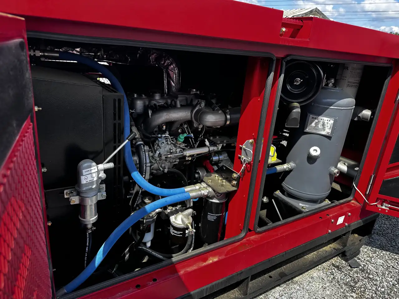 Дизельный компрессор BAYSAR UVSK 185-7D, фотография 2