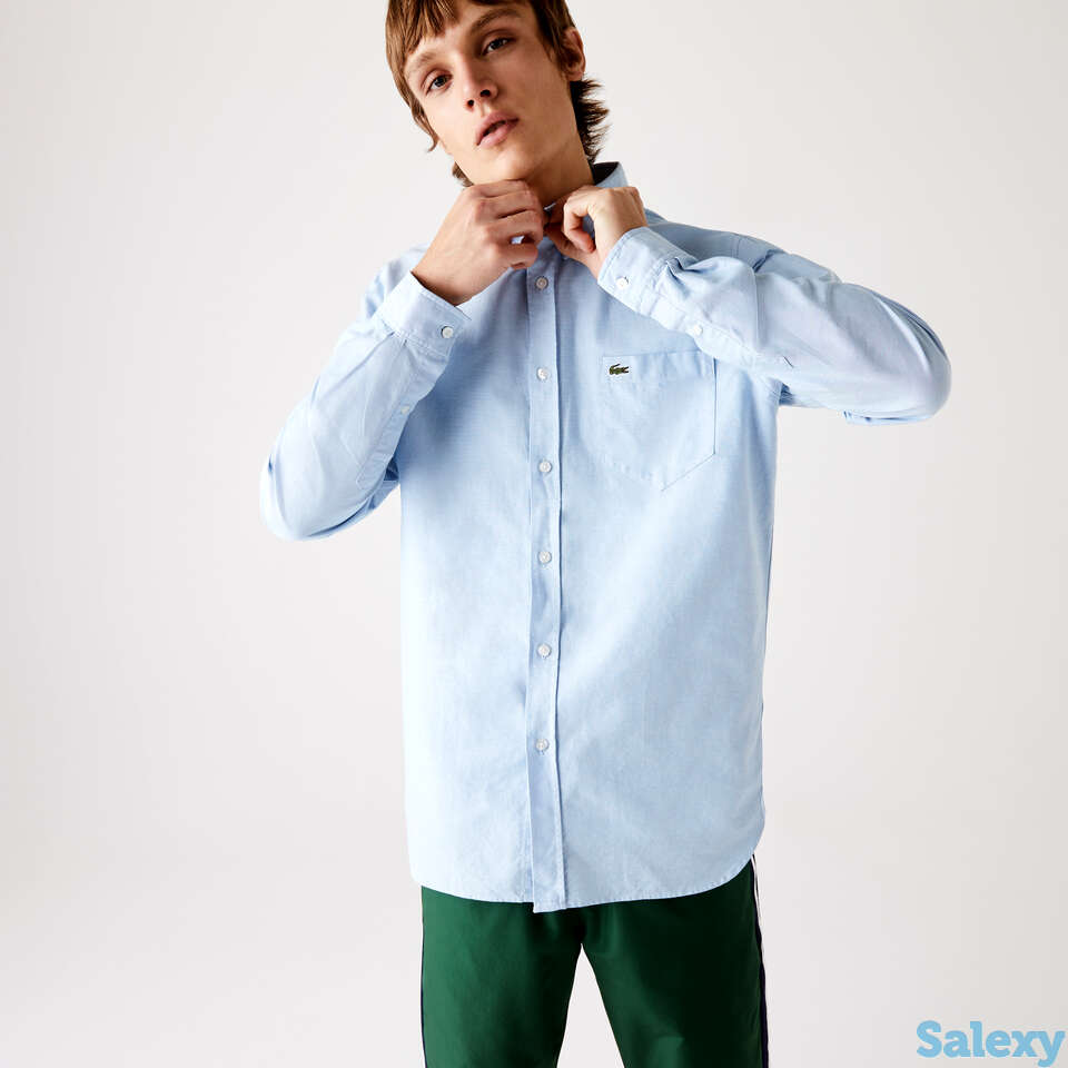 Мужская рубашка lacoste oxford regular fit, фотография 1
