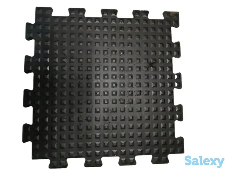 Резиновая плитка Пирамидка  виброизолирующие покрытие, фотография 5