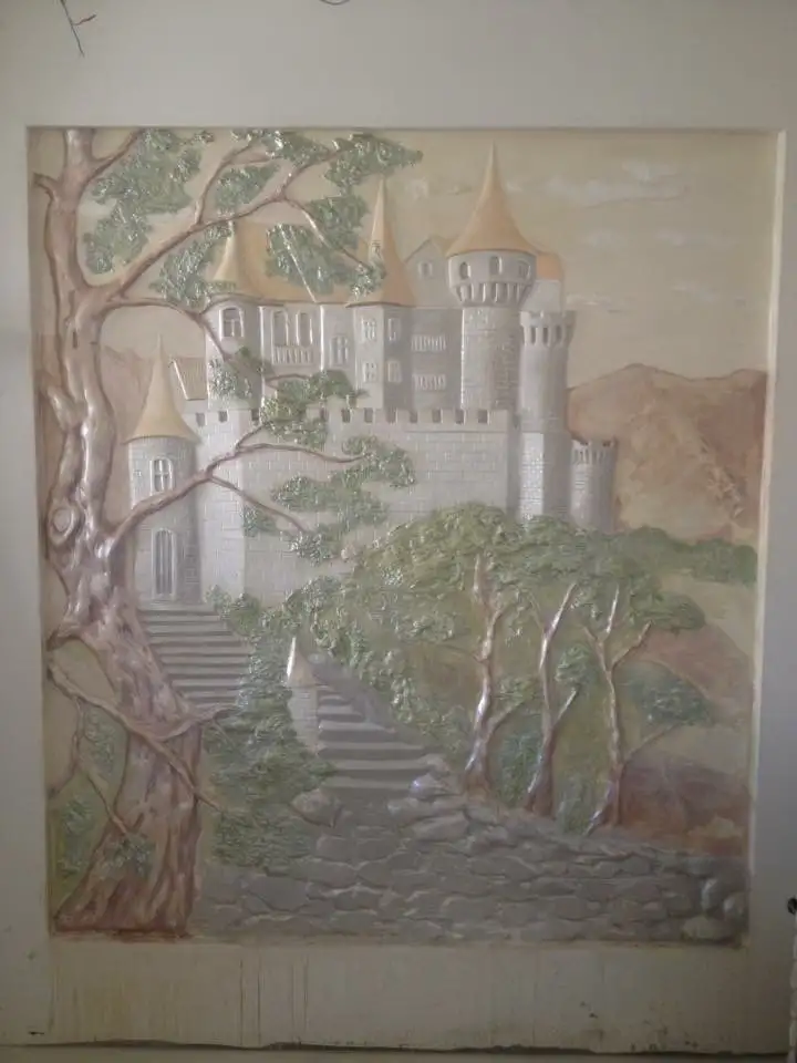 Художественное оформление помещений, барельефы,рельефные панно,объёмные картины, скульптура,роспись стен., фотография 3