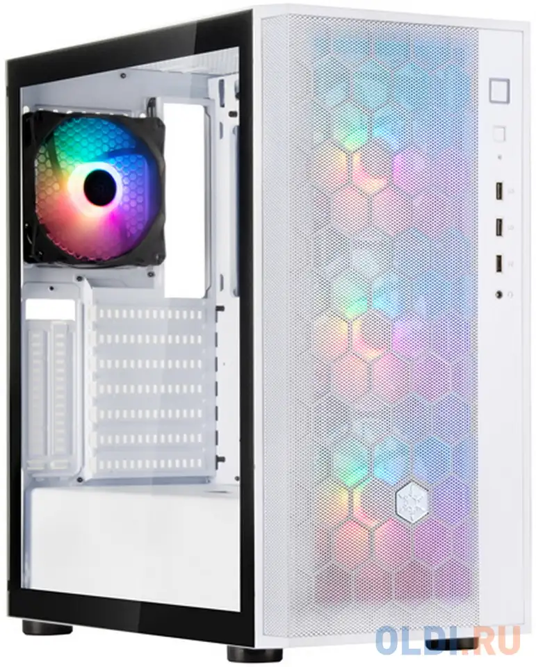 Корпус atx silverstone sst-far1w-pro-v2 без бп белый, фотография 1