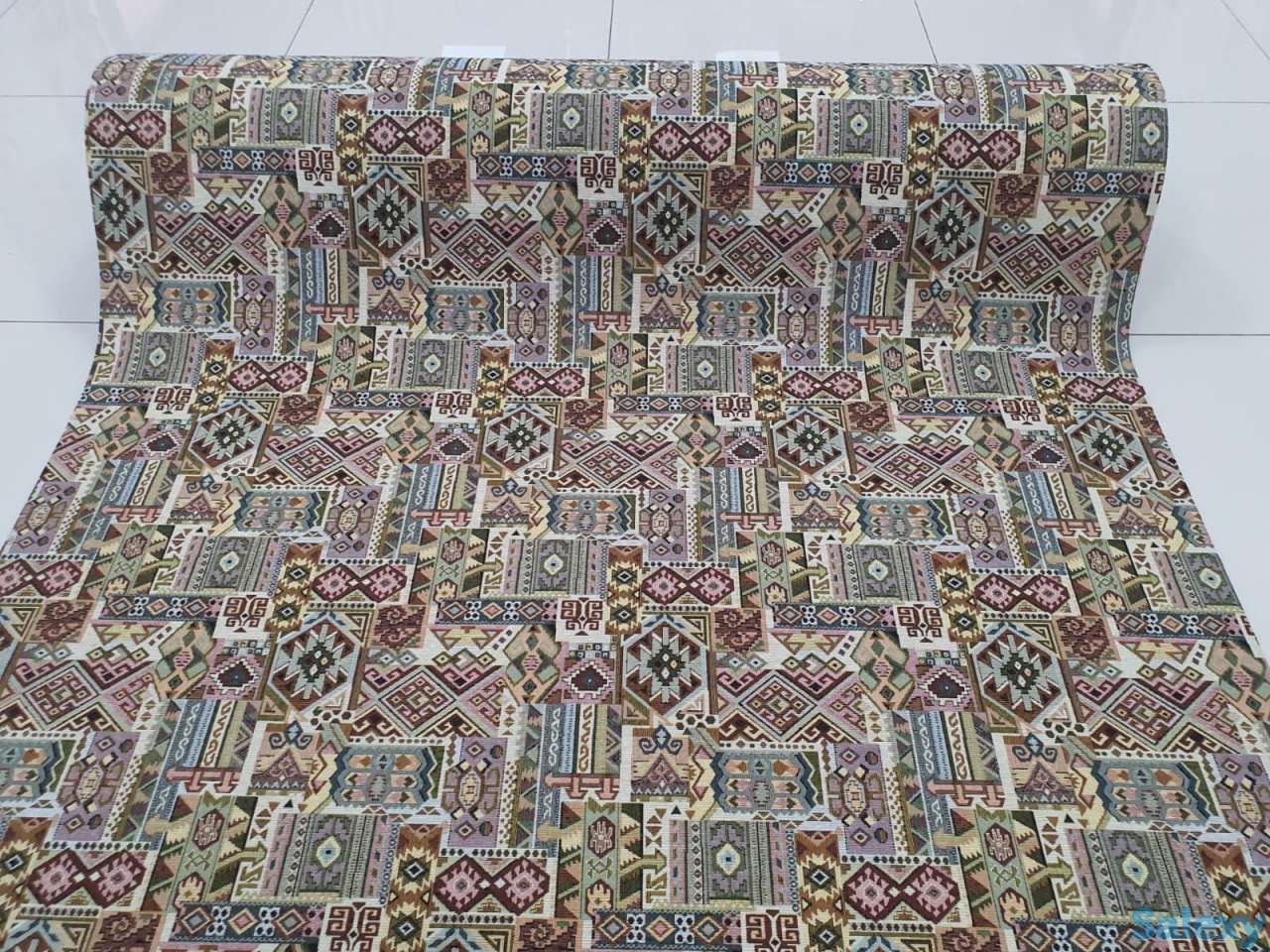 Шикарный гобеленовый коврик метражом ковровая дорожка Италия 135 см, фотография 14