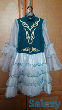 Платье детское с головным убором, национальное, на девочку 4-5 лет, фотография 1