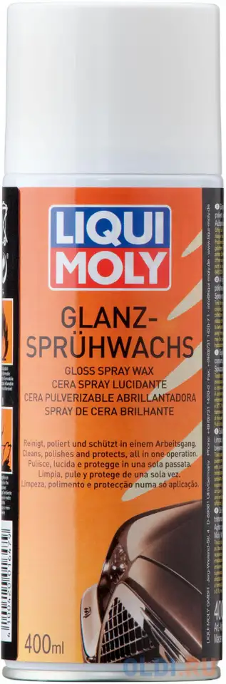 Жидкий воск liquimoly glanz-spruhwachs 1647, фотография 1
