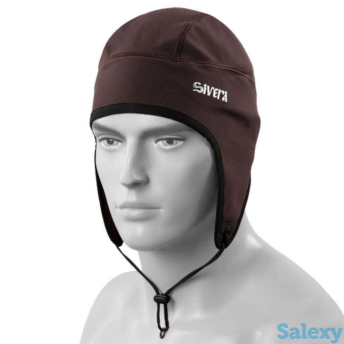 Шапка сивера зяблец черный кофе, фотография 1