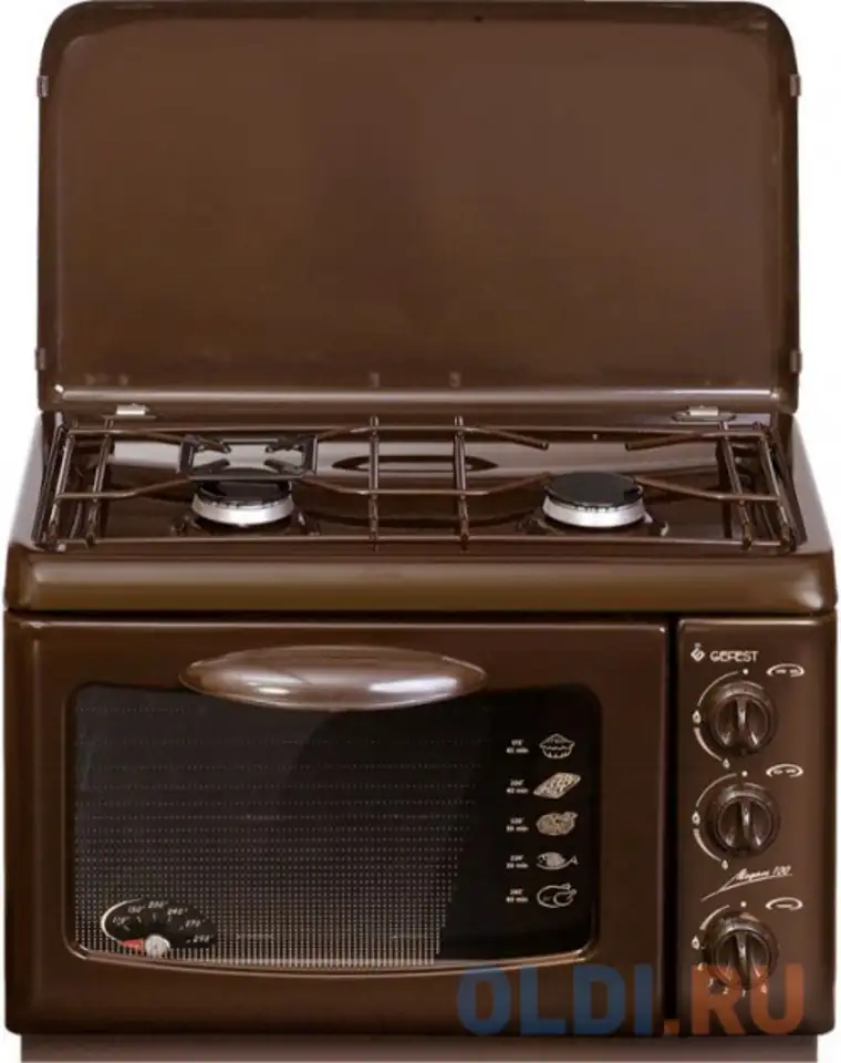 Газовая плитка gefest 100 к19 коричневый, фотография 1