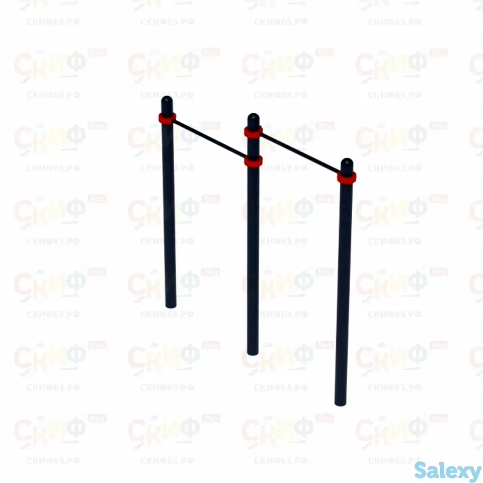 Воркаут  02 (108) | двойной турник, фотография 1