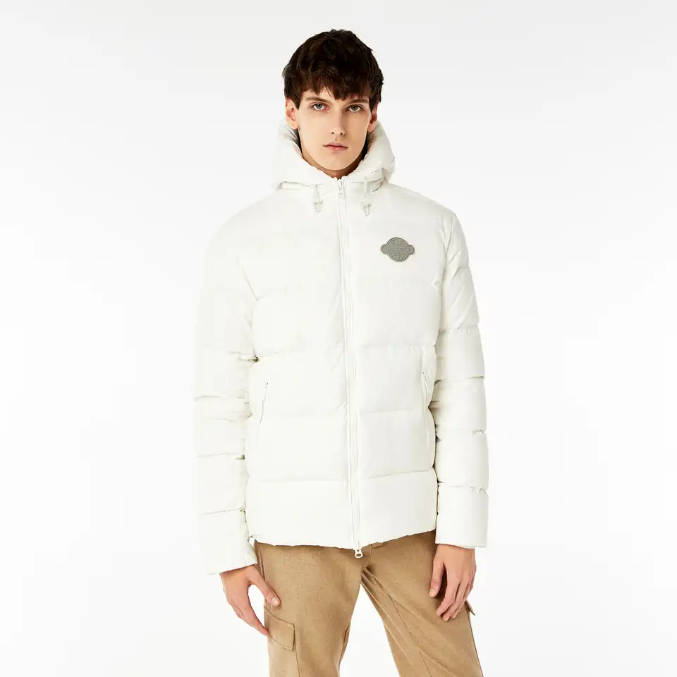 Мужская короткая куртка-пуховик lacoste, фотография 1