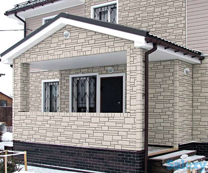 Обшивка домов сайдинг, фасадная панель, кровля крыш проф лист, черепиц, фотография 1