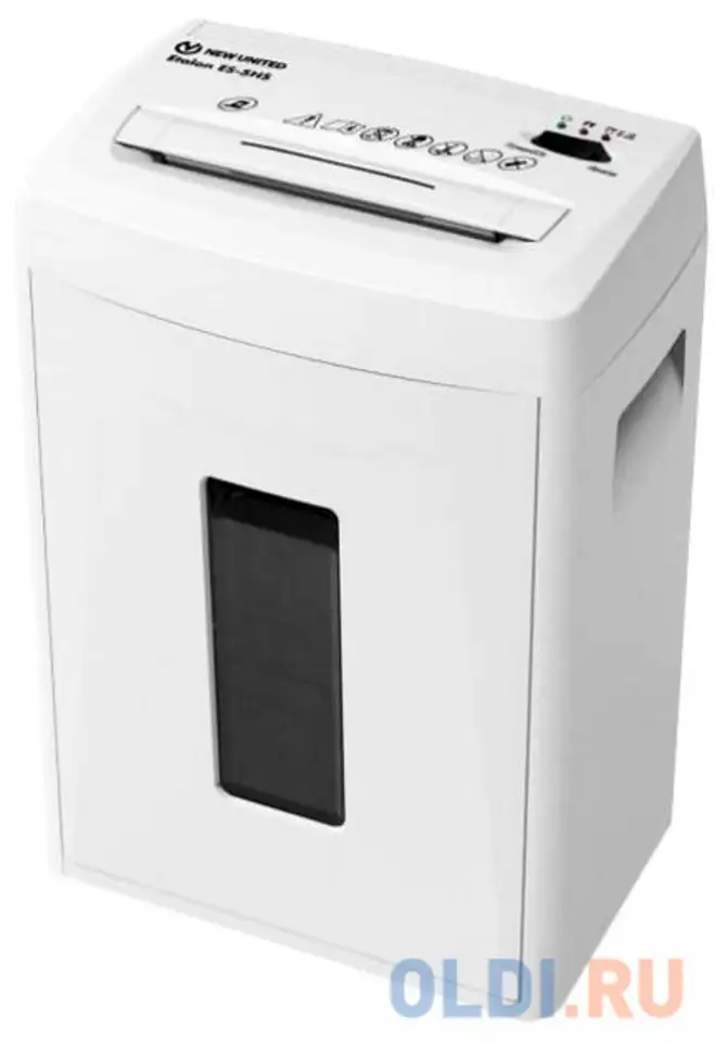 Шредер new united etalon es-20c белый (секр.p-4)/фрагменты/17лист./26лтр./скрепки/скобы/пл.карты, фотография 1