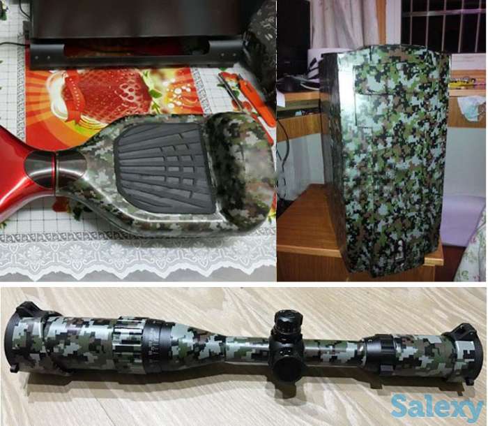 Виниловая, самоклеющуюся пленка - пиксельный камуфляж., фотография 2