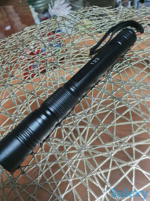 Фонарик железный металлический супер качество малый, фотография 7