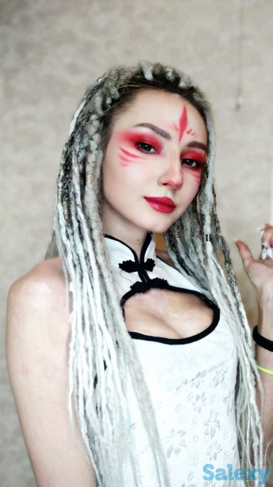 Афрокосы, де дреды, зизи,же косы, фотография 11